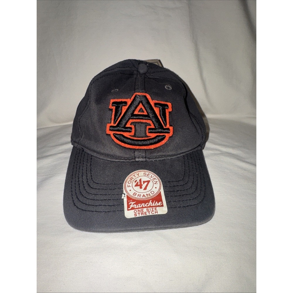 '47 Brand‎ Auburn Tigers Franchise One Size Stretch Faded Blue NWT
